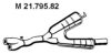 BMW 18101436495 Middle Silencer